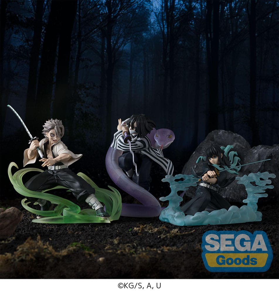 Demon Slayer: Kimetsu no Yaiba Estatua PVC Xross Link Anime Sanemi Shinazugawa Hashira Training Arc 12 cm