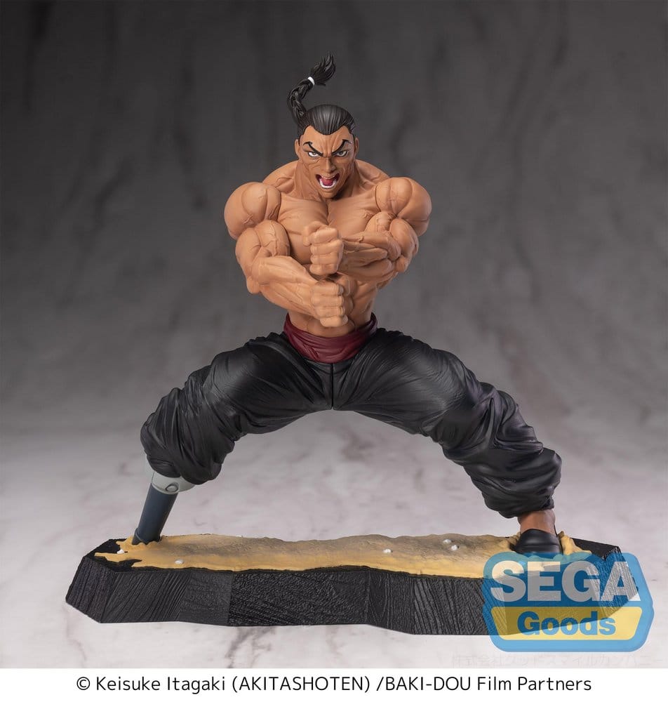 Baki-Dou Luminasta Figura PVC Kaioh Retsu 15 cm