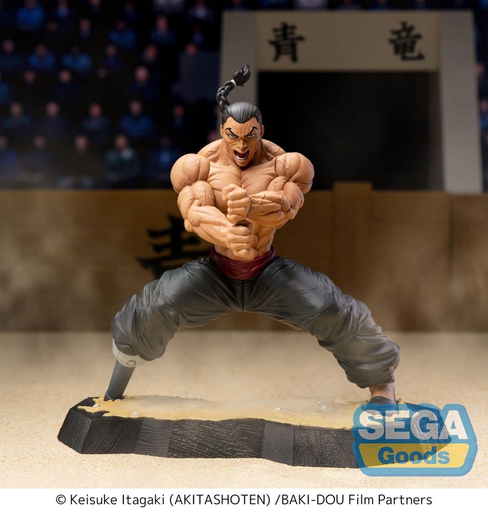 Baki-Dou Luminasta Figura PVC Kaioh Retsu 15 cm