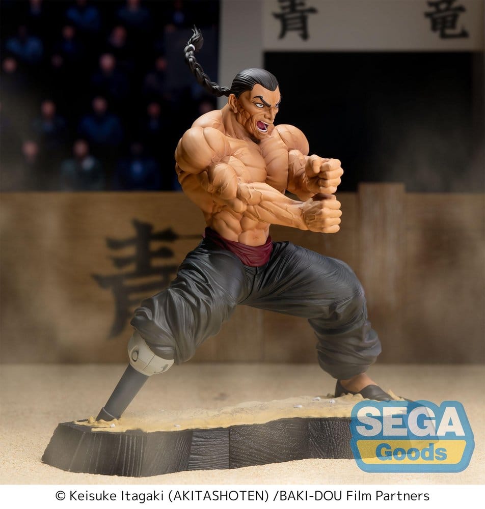 Baki-Dou Luminasta Figura PVC Kaioh Retsu 15 cm