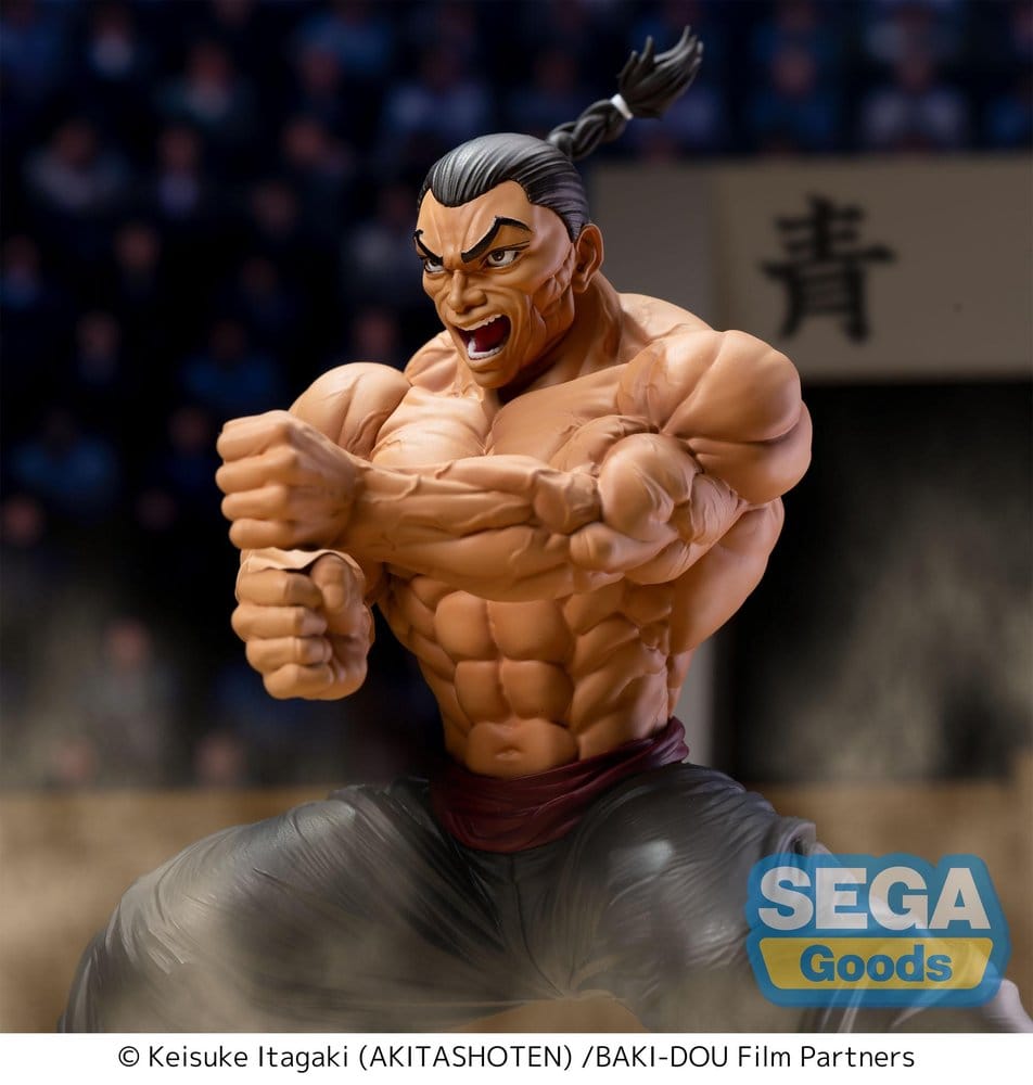 Baki-Dou Luminasta Figura PVC Kaioh Retsu 15 cm