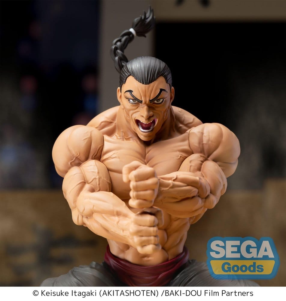 Baki-Dou Luminasta Figura PVC Kaioh Retsu 15 cm