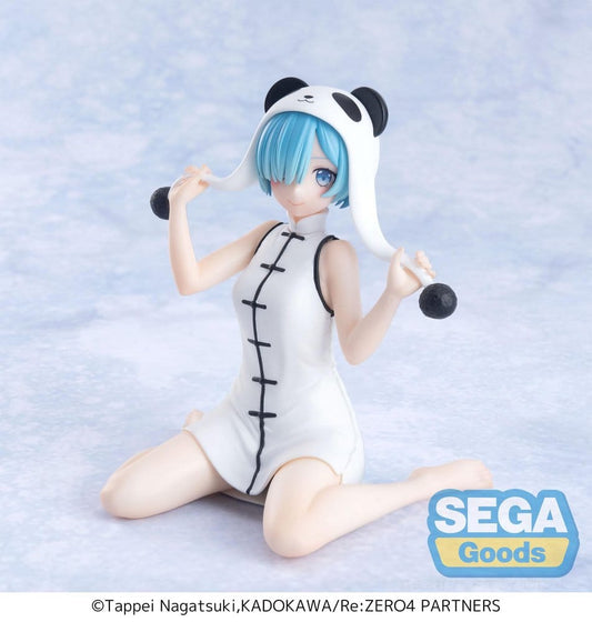 Re:Zero Starting Life in Another World Estatua PVC Yumemirize Rem Panda 11 cm
