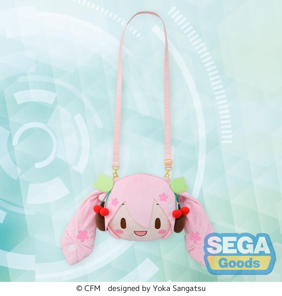 Character Vocal Series 01: Hatsune Miku Bandolera fuwa petit Sakura Miku Face (M)