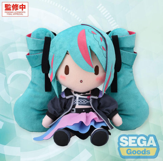 Character Vocal Series 01: Hatsune Miku Peluche Fuwa Petit Hatsune Miku Punk! M 22 cm - Z POP Toys