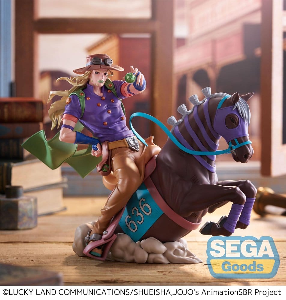 JoJo's Bizarre Adventure: Steel Ball Run XrossLinkMAX Figura PVC Gyro Zeppeli 18 cm