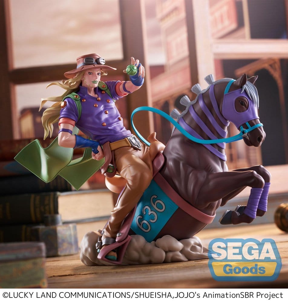 JoJo's Bizarre Adventure: Steel Ball Run XrossLinkMAX Figura PVC Gyro Zeppeli 18 cm