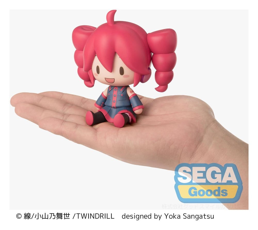 Kasane Teto fuwa petit Figura Mini Kasane Teto 8 cm
