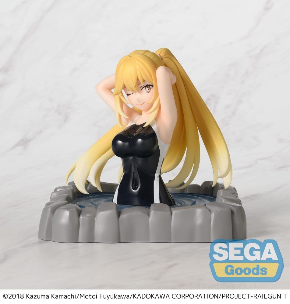 A Certain Scientific Railgun T Estatua PVC Thermae Utopia Misaki Shokuhou 14 cm