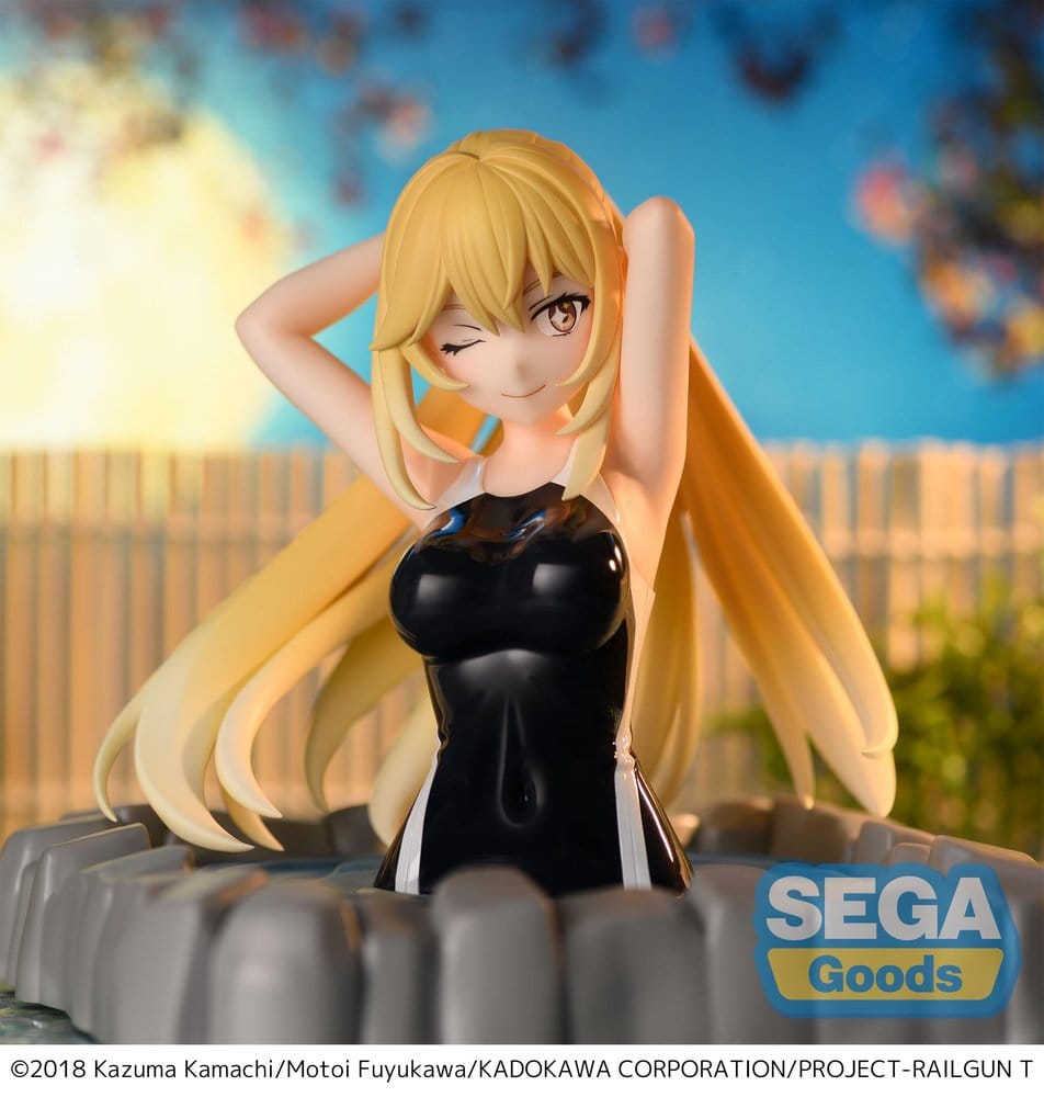 A Certain Scientific Railgun T Estatua PVC Thermae Utopia Misaki Shokuhou 14 cm