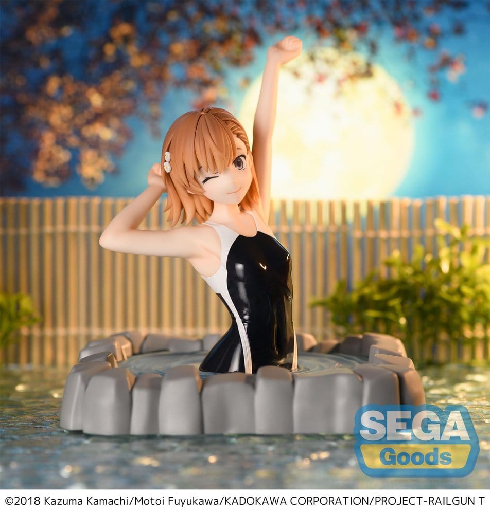 A Certain Scientific Railgun T Estatua PVC Thermae Utopia Mikoto Misaka 14 cm