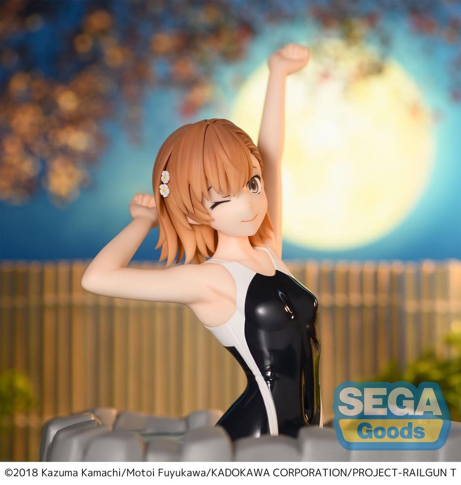 A Certain Scientific Railgun T Estatua PVC Thermae Utopia Mikoto Misaka 14 cm