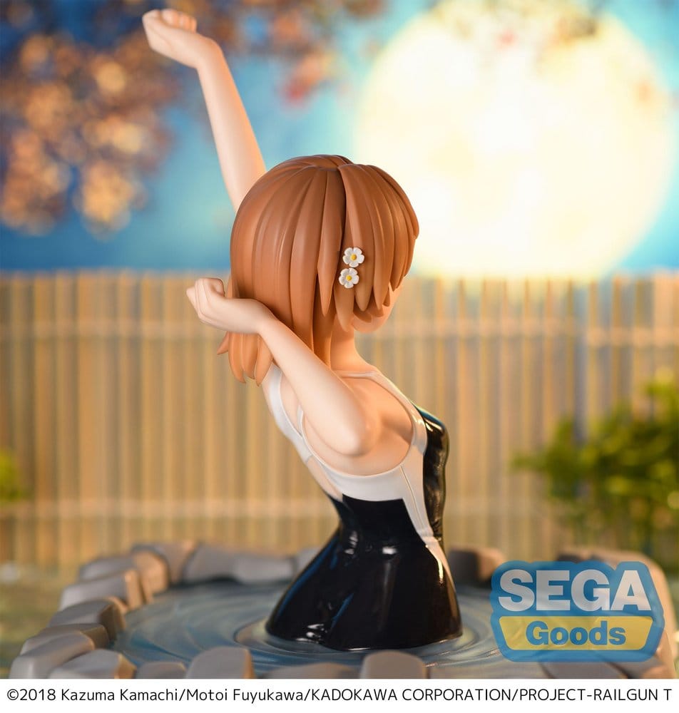A Certain Scientific Railgun T Estatua PVC Thermae Utopia Mikoto Misaka 14 cm