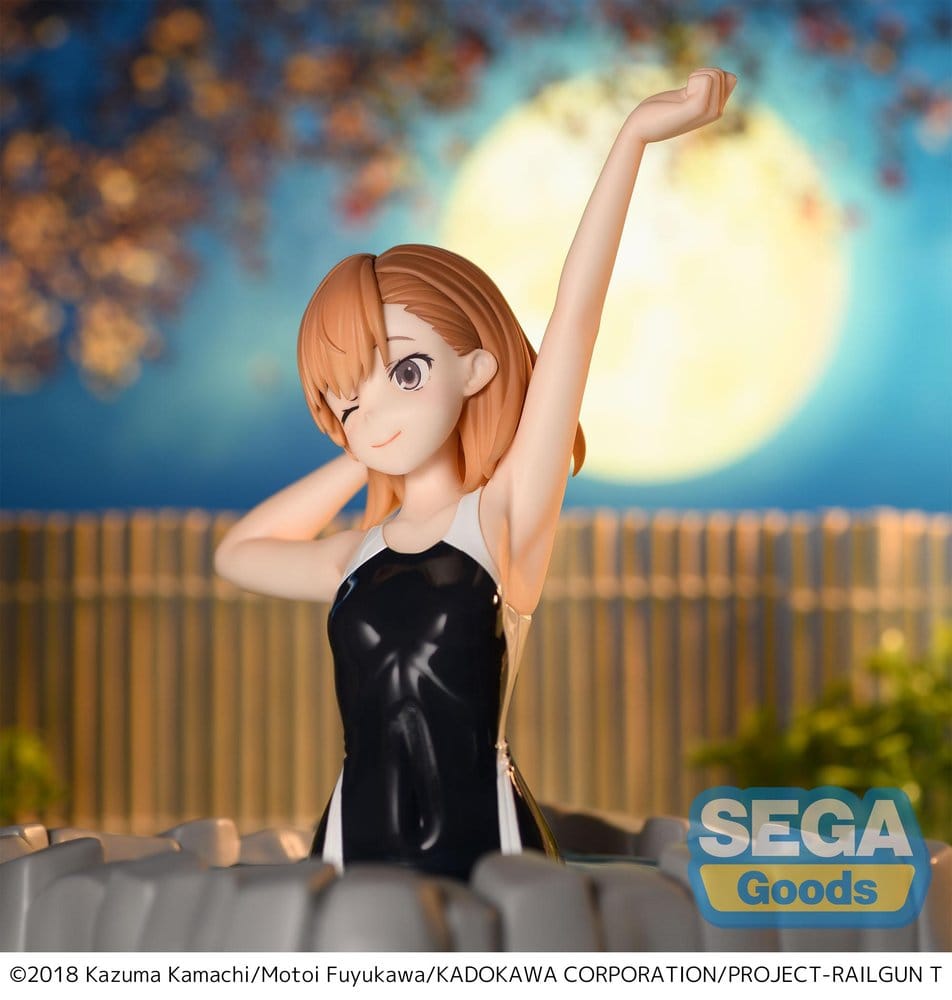A Certain Scientific Railgun T Estatua PVC Thermae Utopia Mikoto Misaka 14 cm