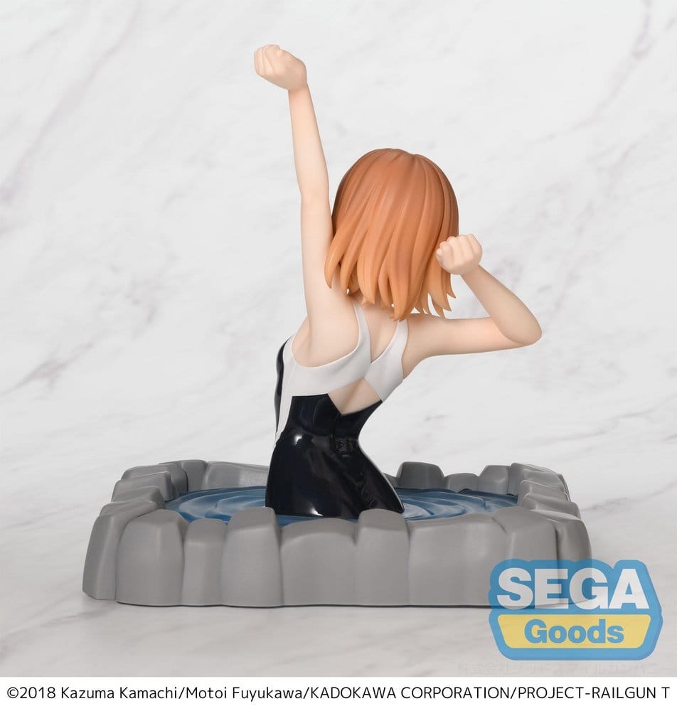 A Certain Scientific Railgun T Estatua PVC Thermae Utopia Mikoto Misaka 14 cm