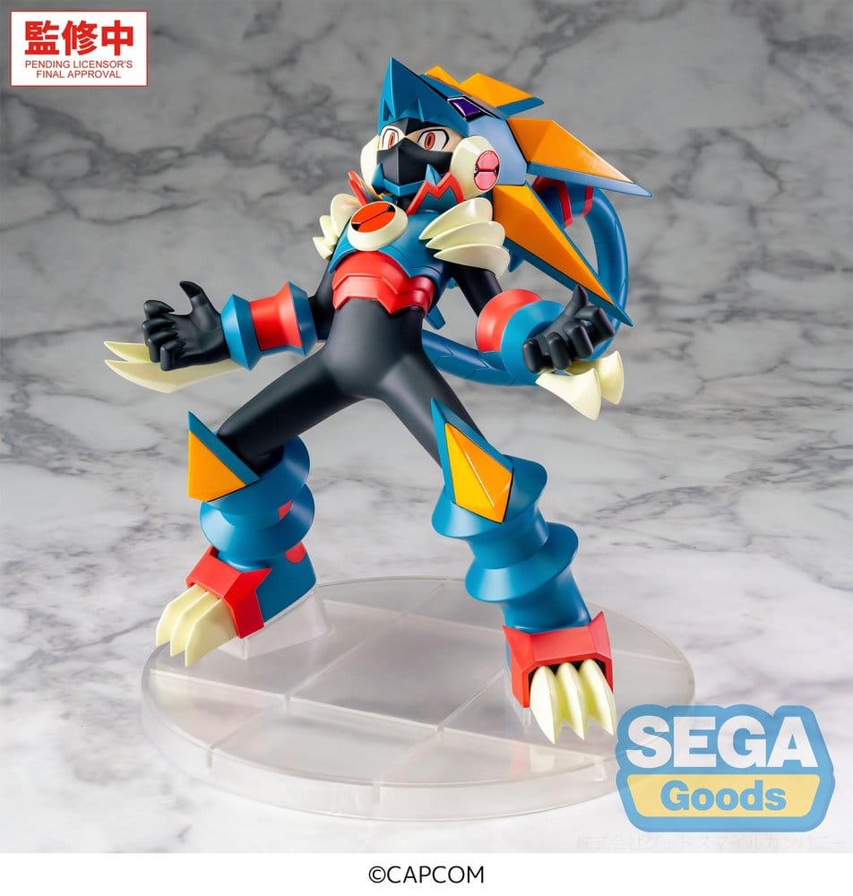 Mega Man Battle Network Figura PVC Luminasta Mega Man Gregar Beast 17 cm
