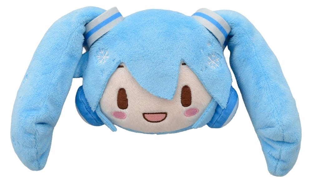 Snow Miku Fuwa Petit Peluche Face Mascot