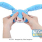 Snow Miku Fuwa Petit Peluche Face Mascot