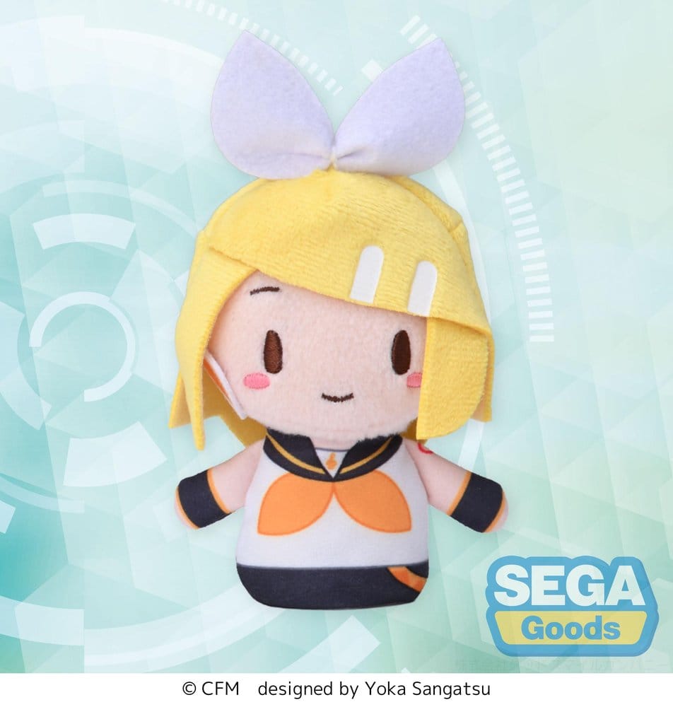 Kagamine Rin & Len Fuwa Petit Peluche Kagamine Rin Finger Mascot 10 cm