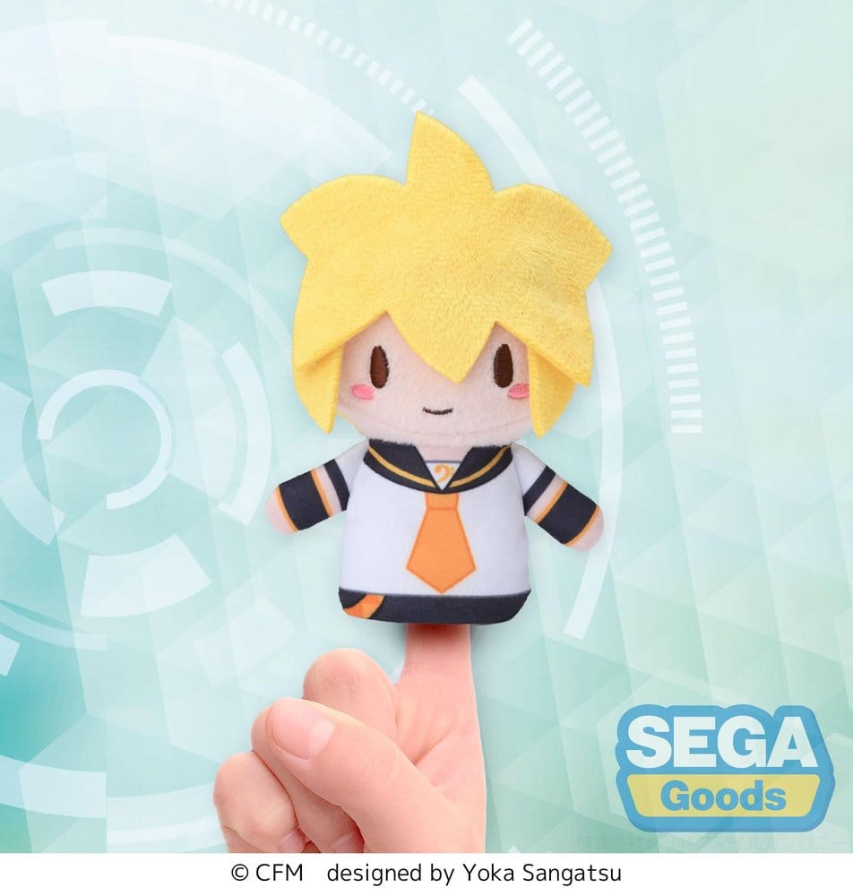 Kagamine Rin & Len Fuwa Petit Peluche Kagamine Len Finger Mascot 10 cm