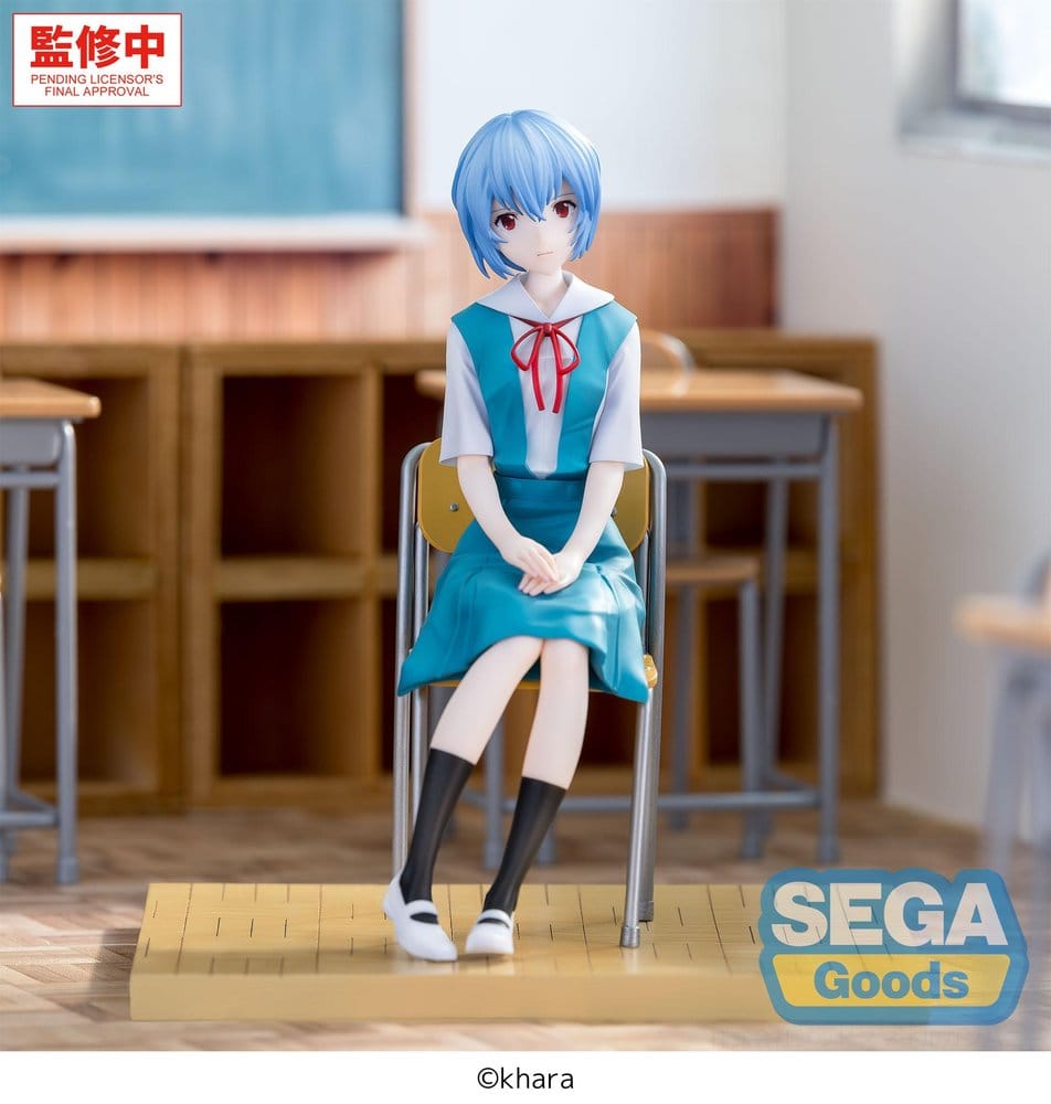 Evangelion: New Theatrical Edition XStellar Figura PVC Rei Ayanami Uniform Ver. 16 cm