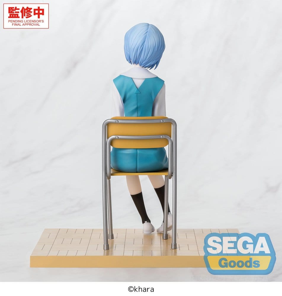 Evangelion: New Theatrical Edition XStellar Figura PVC Rei Ayanami Uniform Ver. 16 cm