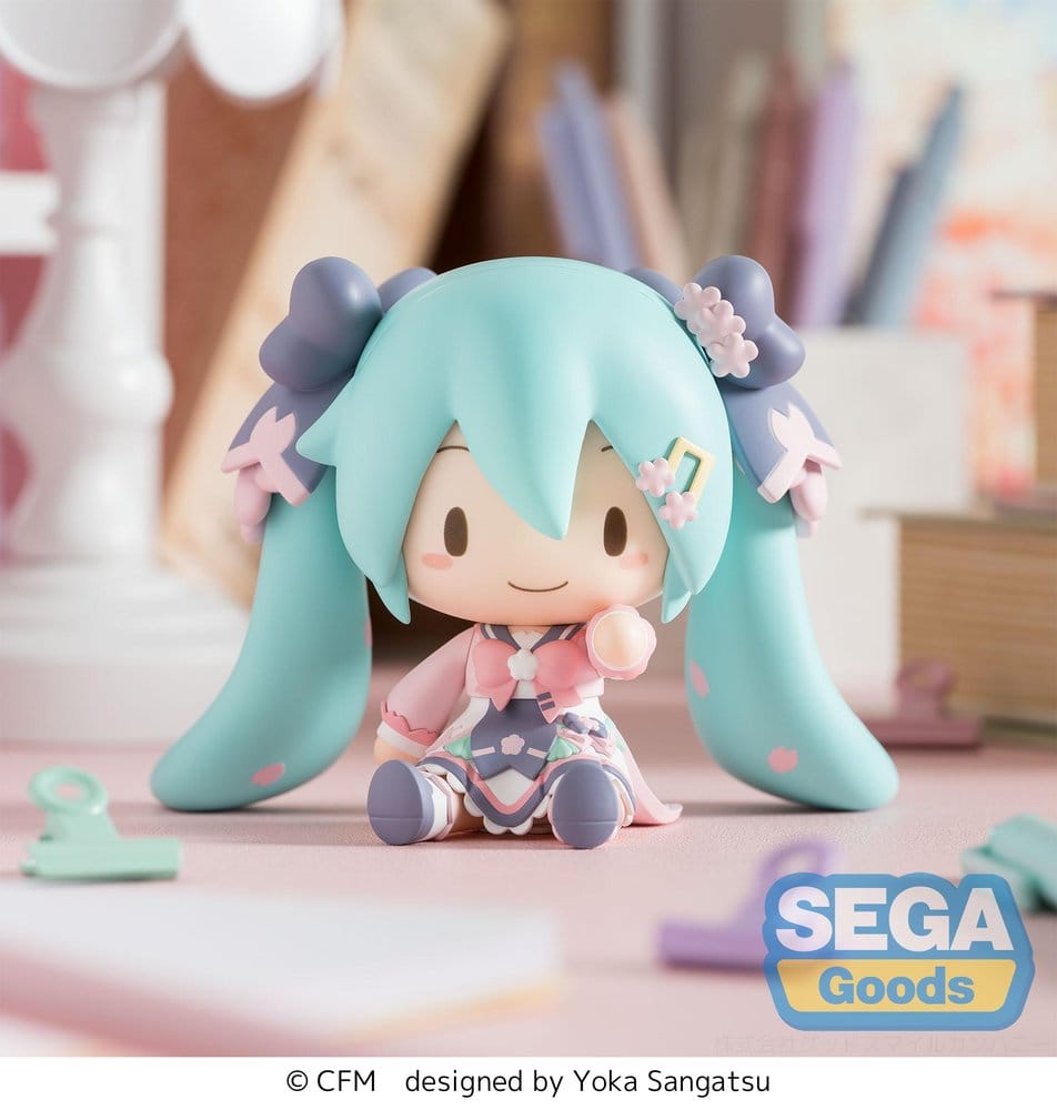 Hatsune Miku Figura fuwa petit Chibi "New Semester" 8 cm