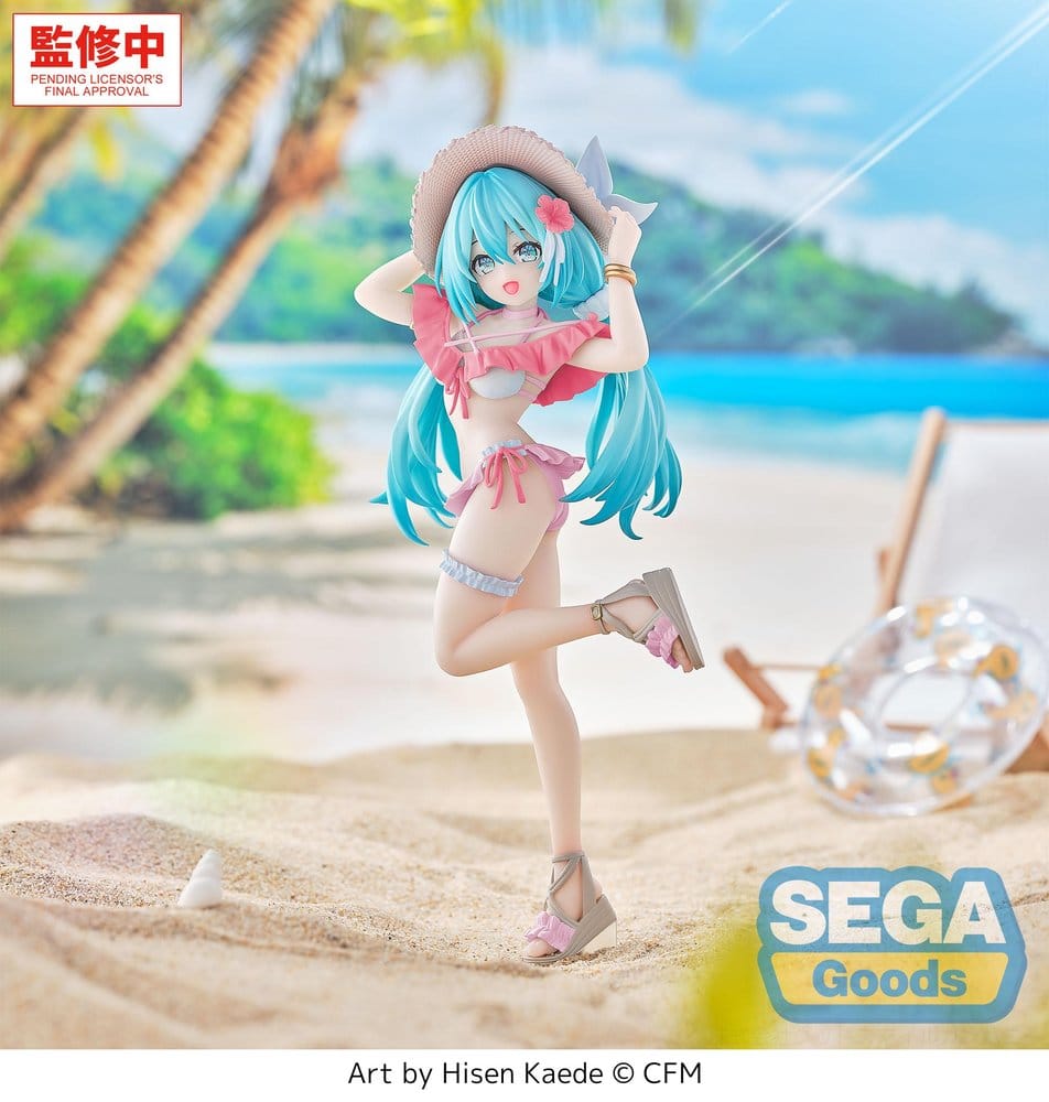 Character Vocal Series 01: Hatsune Miku Luminasta Figura PVC Conceptual Series Vol.1 Tropical Ver. 21 cm