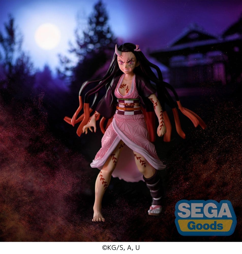 Demon Slayer: Kimetsu no Yaiba FIGURIZMa Figura PVC Nezuko Kamado Demon Form Advancing Ver. (Rerelease) 21 cm