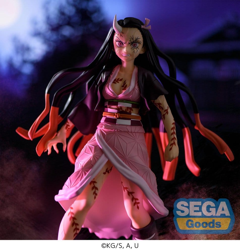Demon Slayer: Kimetsu no Yaiba FIGURIZMa Figura PVC Nezuko Kamado Demon Form Advancing Ver. (Rerelease) 21 cm