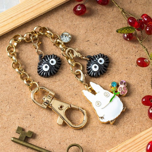 Mi vecino Totoro Llavero Charm Chain Small Totoro & Fruits