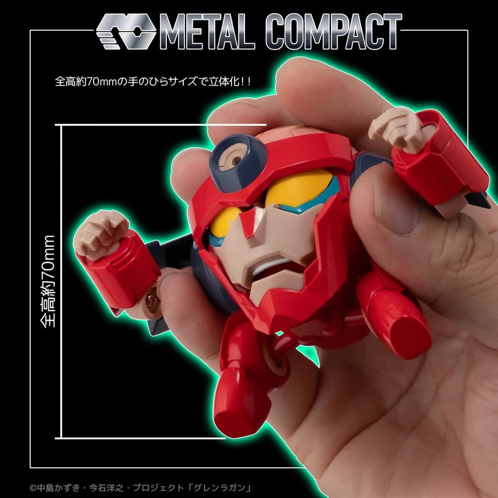 Gurren Lagann Figura Metal Compact Lagann (Standard) 7 cm