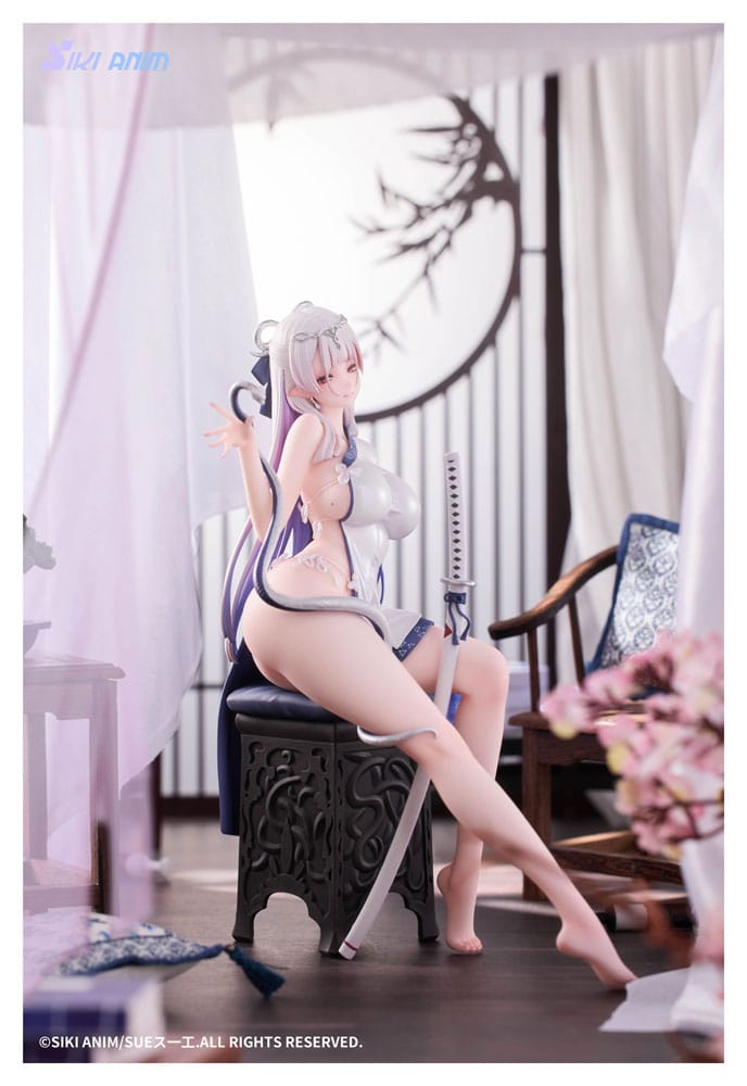 Original Character Estatua PVC 1/7 The Color of the Blue - White Snake Normal Edition 20 cm - Z POP Toys