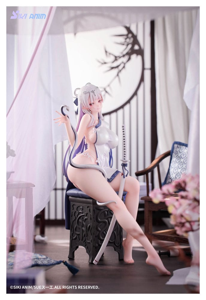 Original Character Estatua PVC 1/7 The Color of the Blue - White Snake Normal Edition 20 cm - Z POP Toys