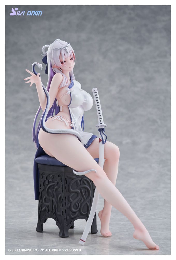 Original Character Estatua PVC 1/7 The Color of the Blue - White Snake Normal Edition 20 cm - Z POP Toys