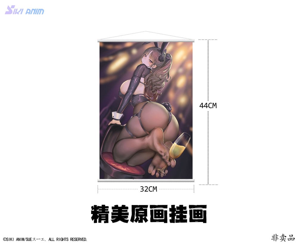 Original Character Estatua PVC 1/6 Champagne and Bunny Girl Rose White Stocking Ver. 31 cm - Z POP Toys