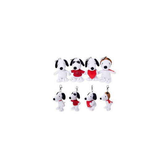 Peanuts Llaveros Set Snoopy 10 cm (12) - Z POP Toys