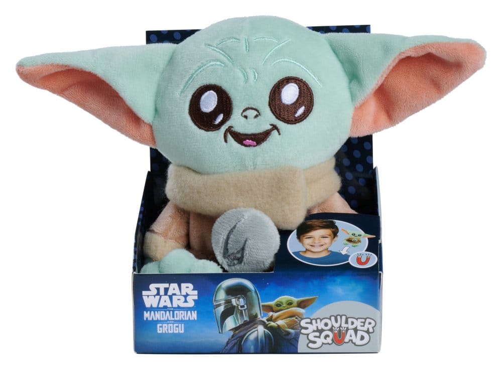Star Wars Mandalorian Grogu Peluche para el Hombro 13 cm
