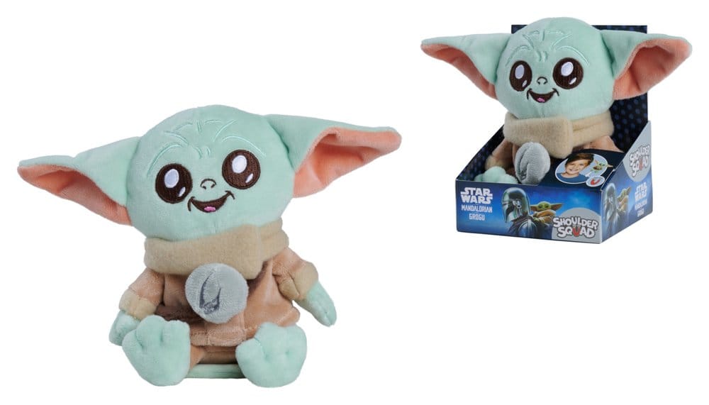 Star Wars Mandalorian Grogu Peluche para el Hombro 13 cm