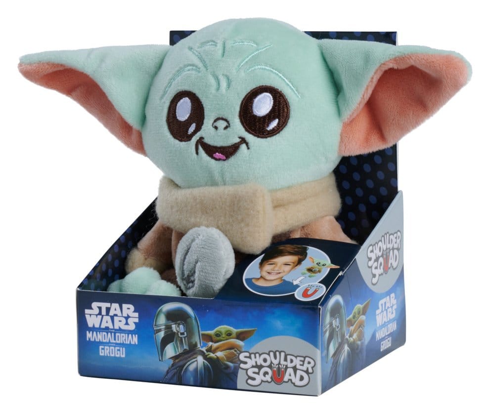 Star Wars Mandalorian Grogu Peluche para el Hombro 13 cm