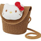 Sanrio Bolso de Hombro Hello Kitty Straw