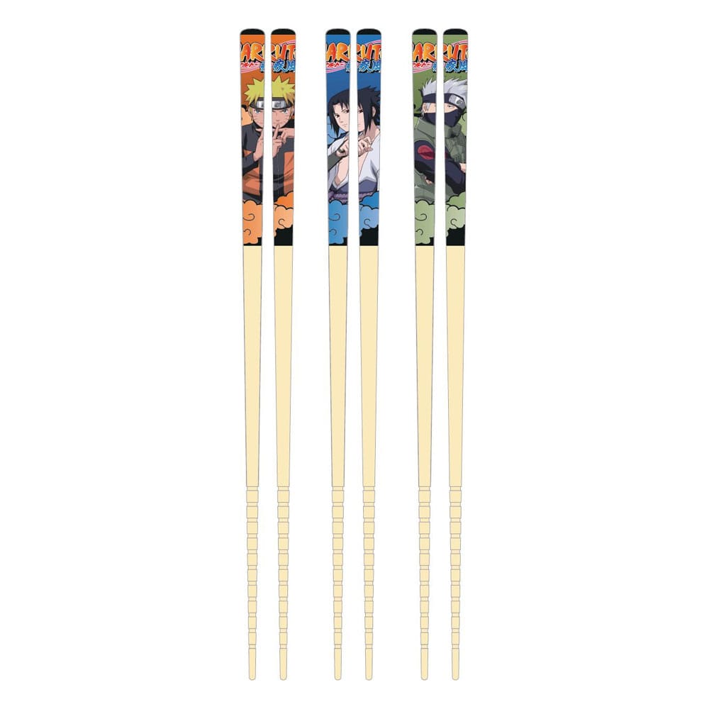 Naruto Pack de 3 Palillos de bambú configure Team 7 - Z POP Toys
