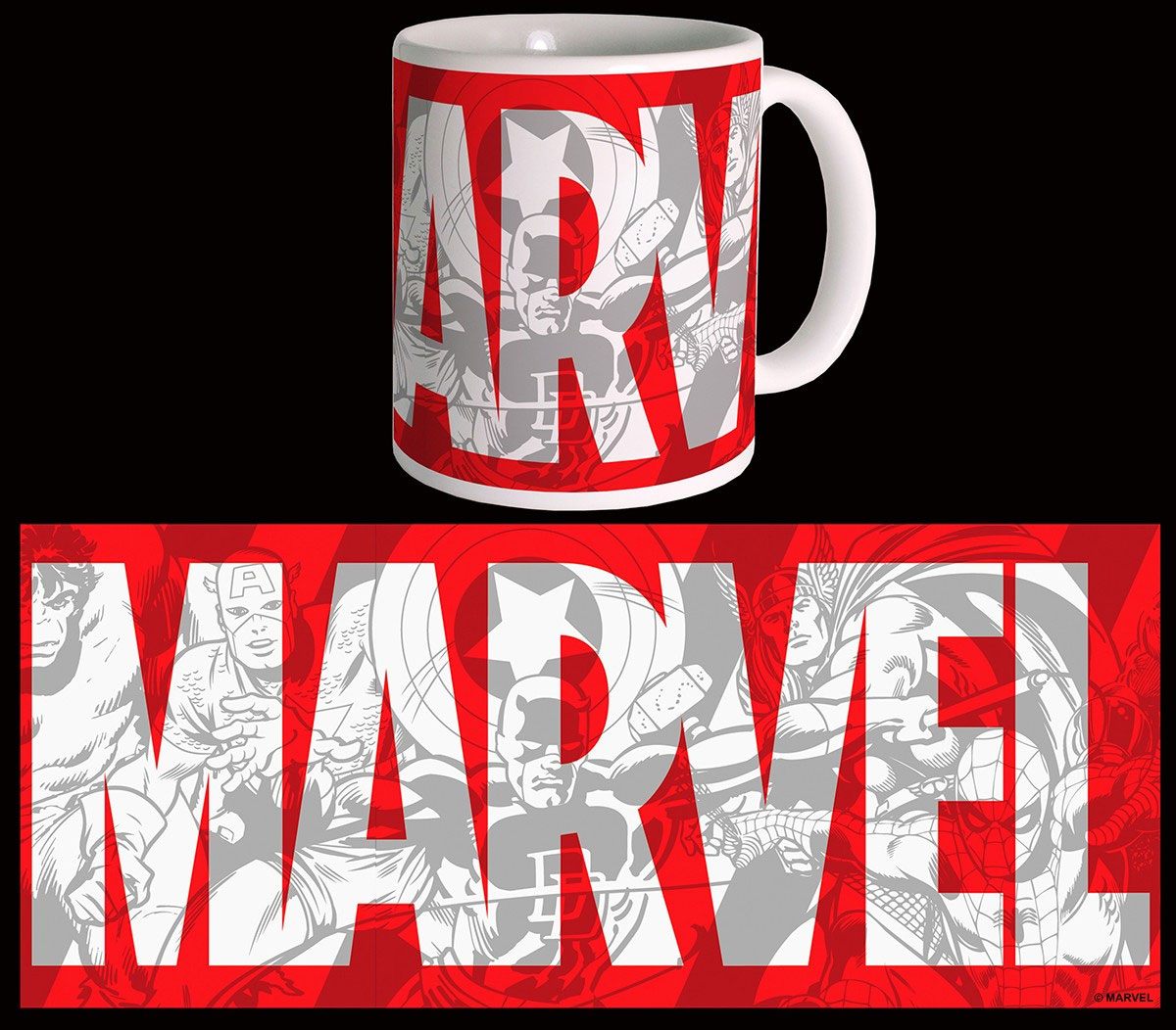 Marvel Comics Taza Big Logo