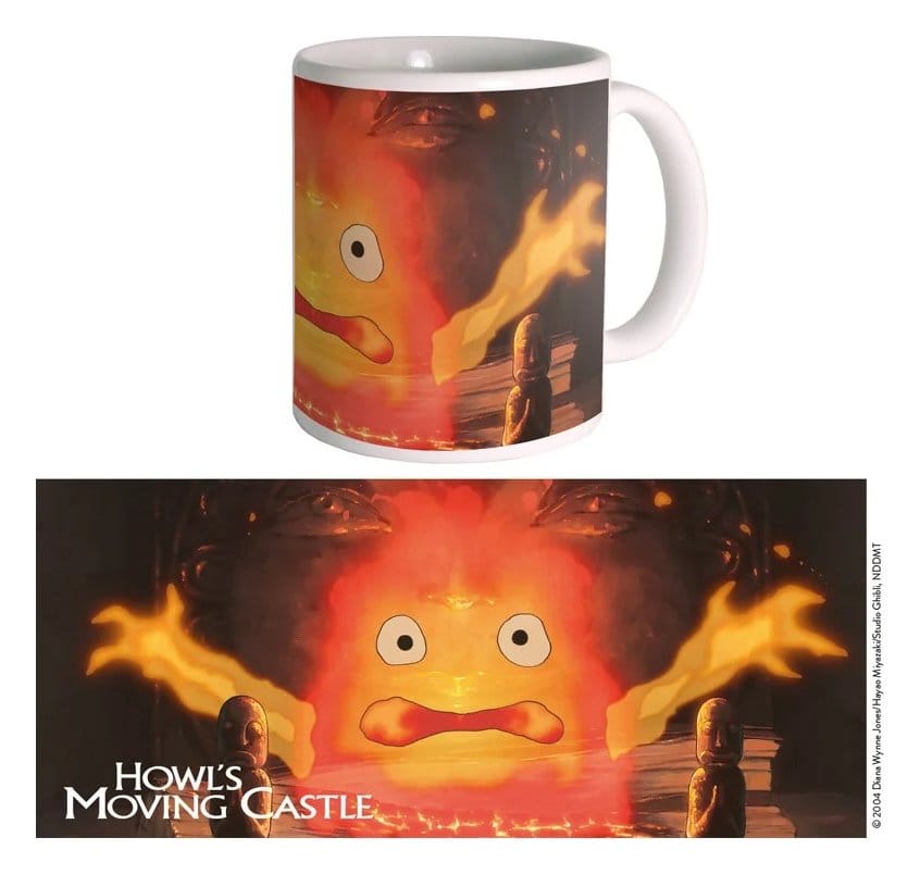 El castillo ambulante Ponyo Taza Calcifer
