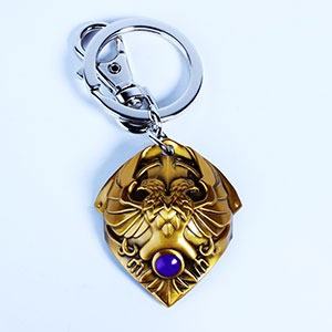 Warhammer 40K Llavero metálico Custodian Shoulder Plate
