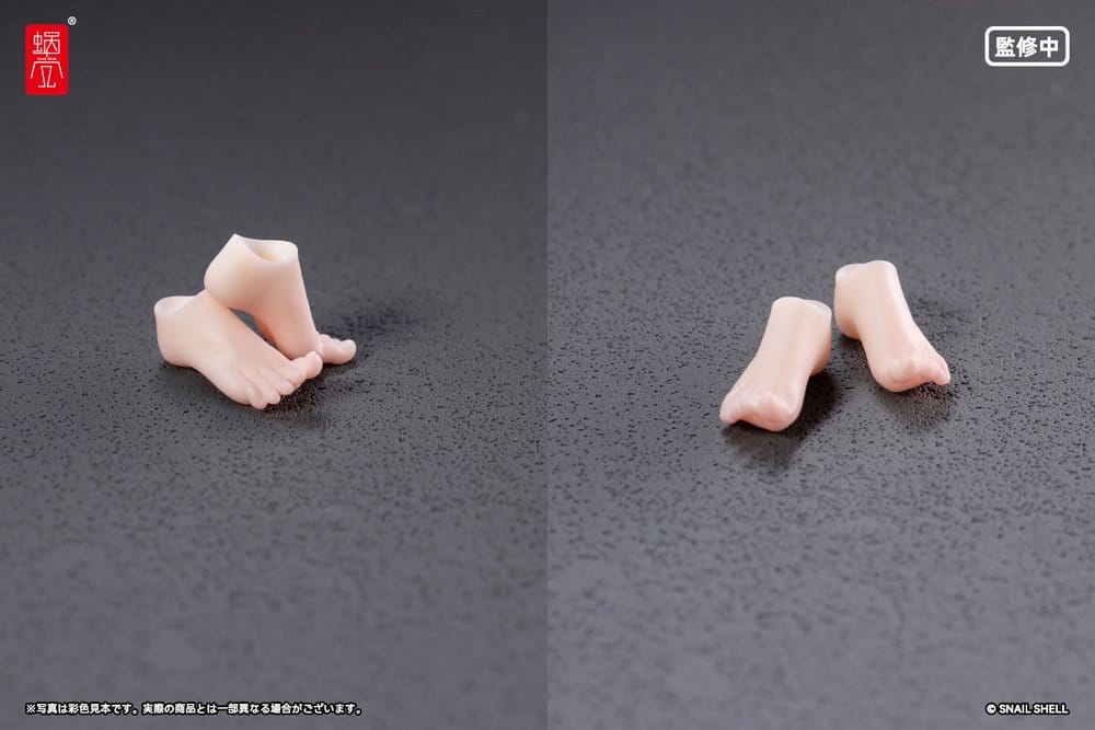 Original Character Accesorios para las Figuras 1/12 RPGEX-06 Adventurer Snail Foot Parts