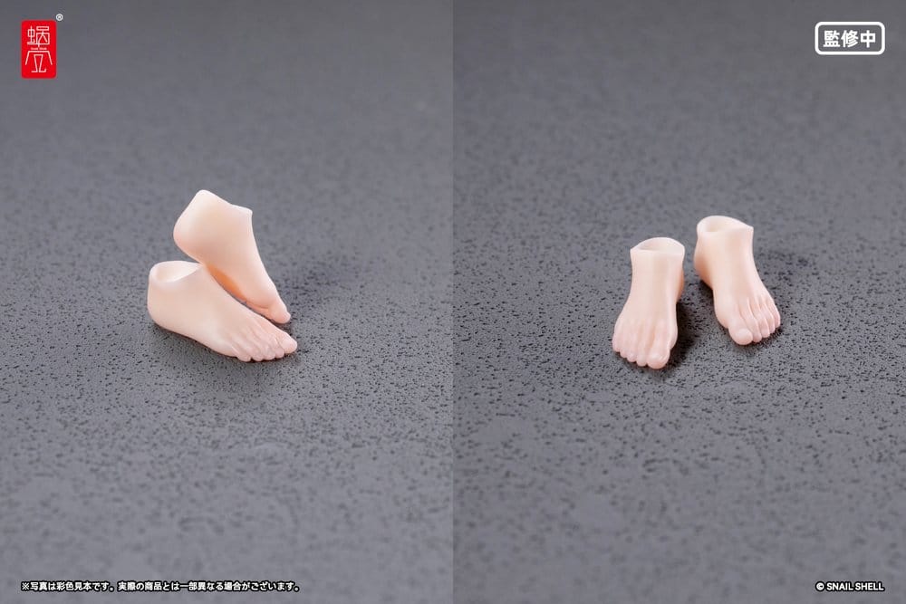 Original Character Accesorios para las Figuras 1/12 RPGEX-06 Adventurer Snail Foot Parts