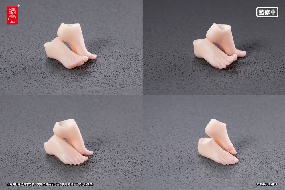 Original Character Accesorios para las Figuras 1/12 RPGEX-06 Adventurer Snail Foot Parts