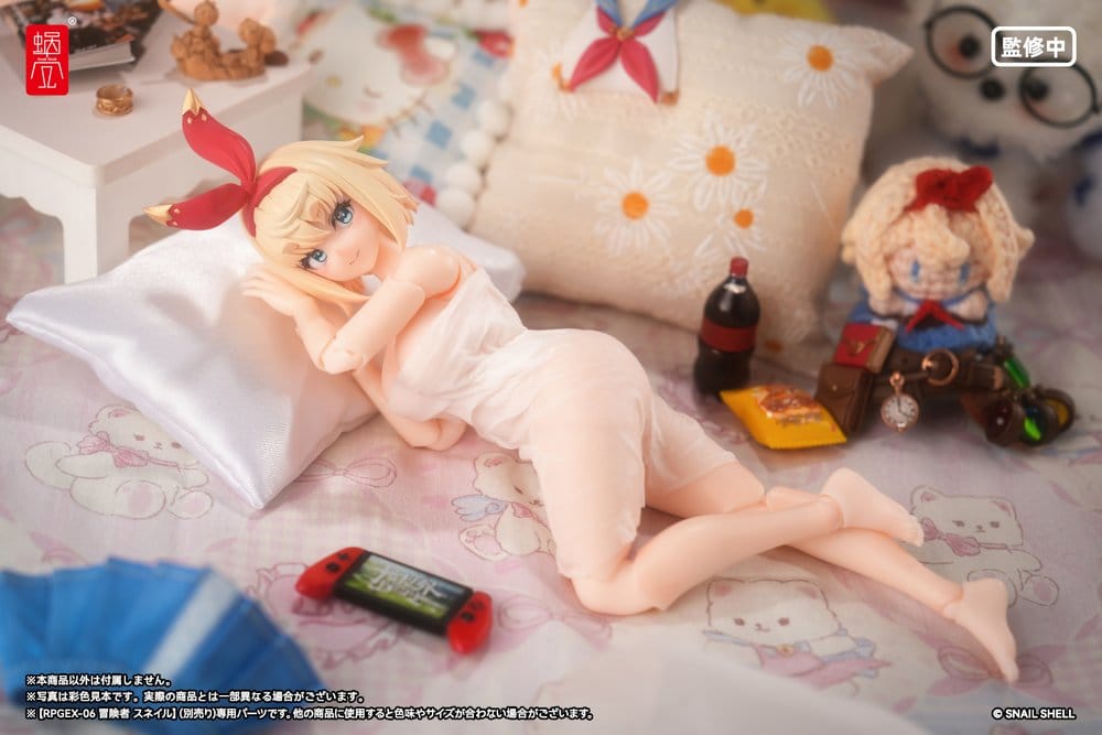 Original Character Accesorios para las Figuras 1/12 RPGEX-06 Adventurer Snail Foot Parts