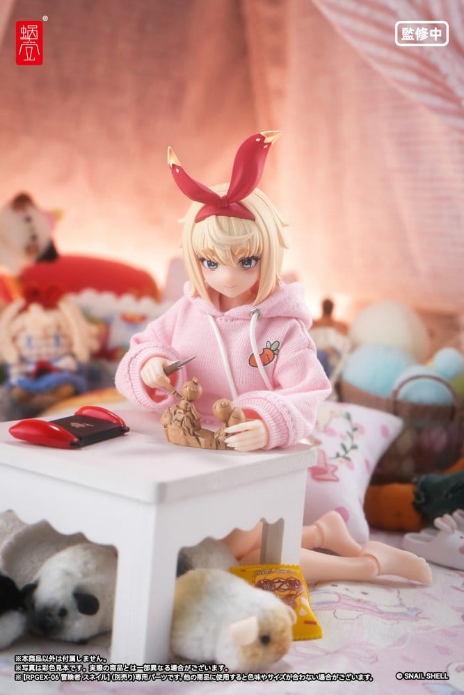 Original Character Accesorios para las Figuras 1/12 RPGEX-06 Adventurer Snail Foot Parts